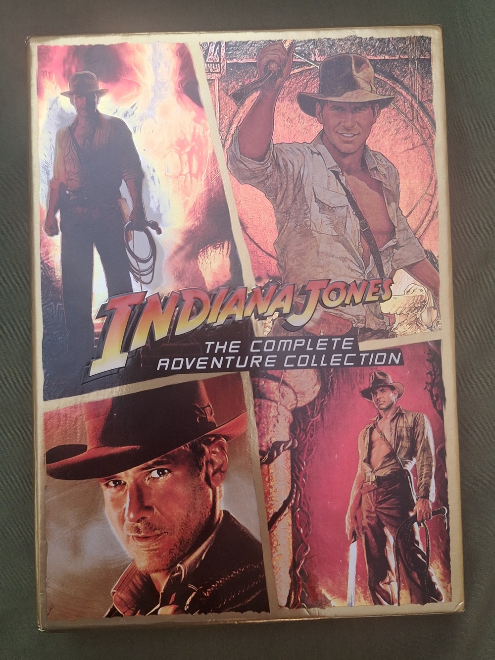 Indiana Jones The Complete Adventure 4 Movie DVD Box Set Collection